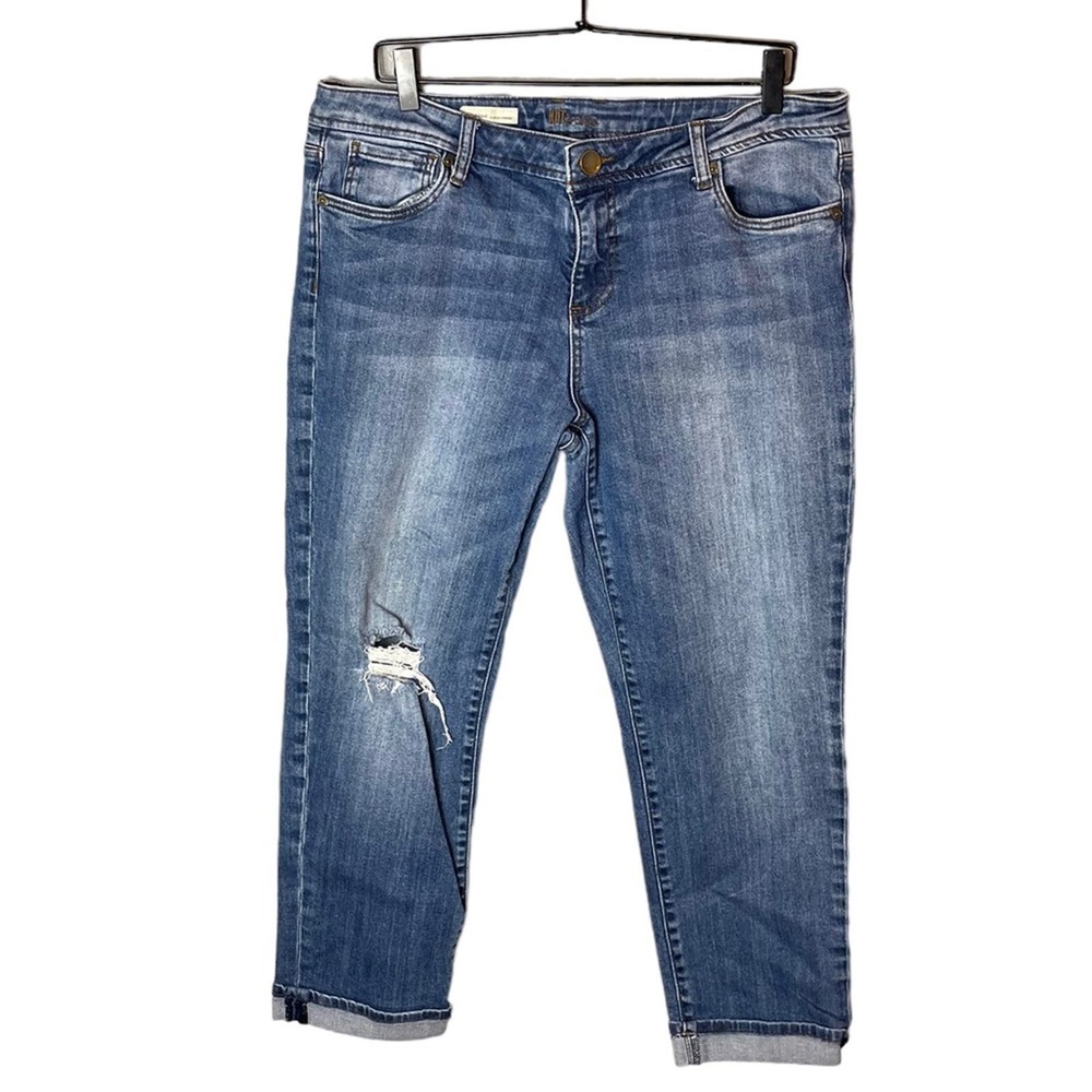 Kut from the Kloth Women’s Plus Size 14 Jeans Catherine Slim Boyfriend